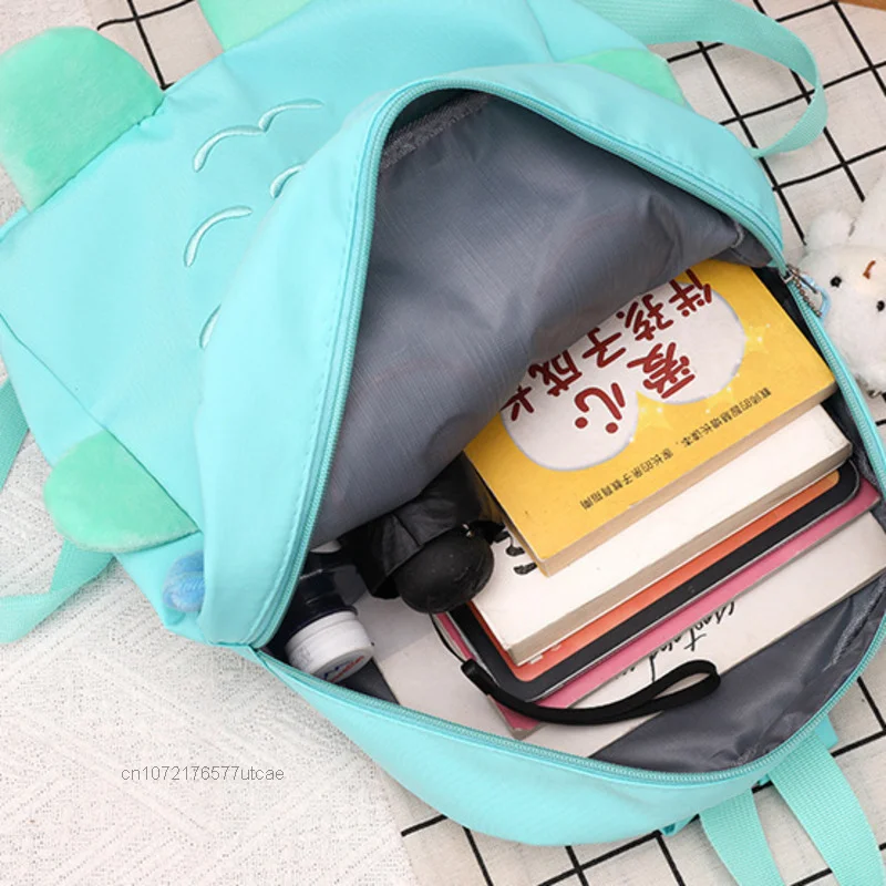 Sanrio Hangyodon вышитые Мультяшные рюкзаки на молнии большой вместительный школьный