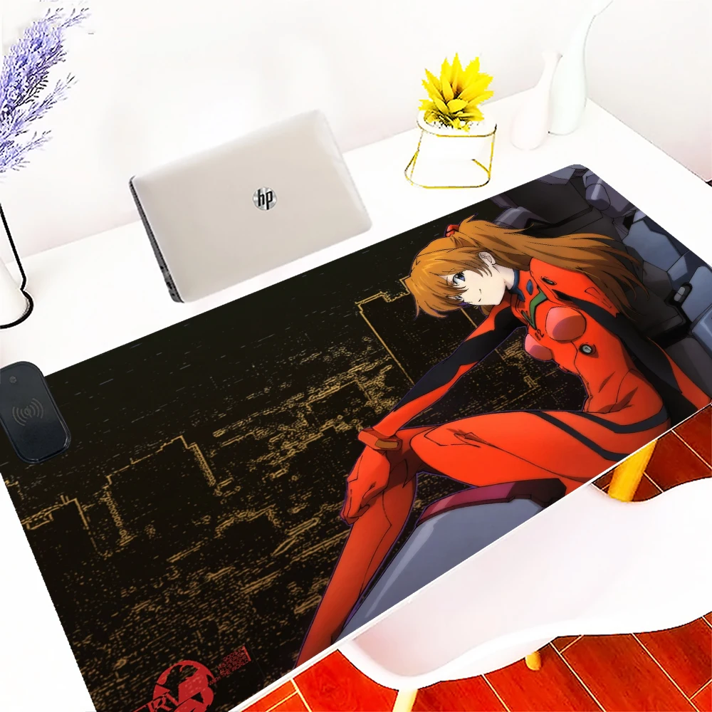 

MRGLZY Wireless Charging Mouse Pad Cartoon Computer Desk Mat Rubber Oversized Mouse Pad Non-slip Led Folding Waterproof Custom L