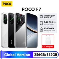 Смартфон POCO F7 5G Global Version Snapdragon ®  8s Gen 4, 6500 мАч, 90 Вт, 6,83 дюйма, 1,5 К, 120 Гц, AMOLED, 50 МП, камера OIS NFC