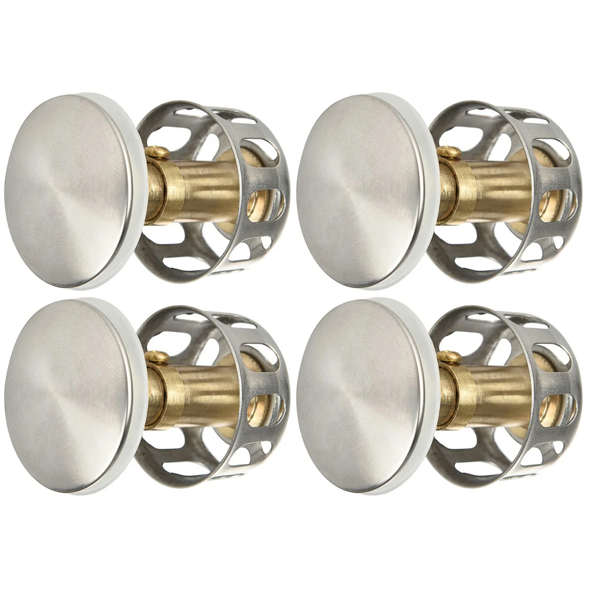

4 Pcs Wash Basin Bounce Plugs Sink Drain Stopper Bathtub Bathroom Accessories