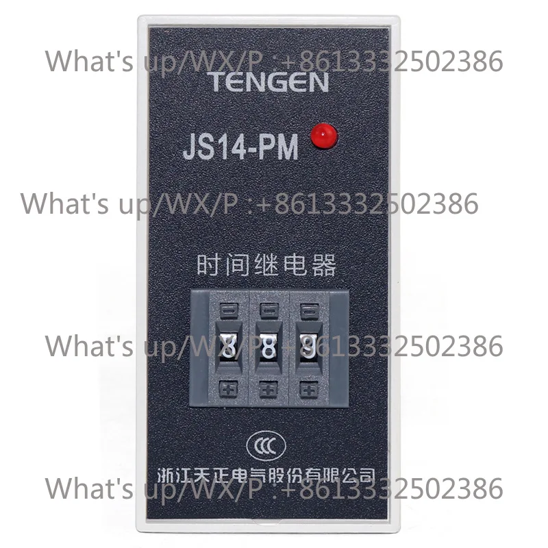 Фото Таймер-реле TENGEN Tianzheng JS14-PM (9,99 с), AC 220В/380В №3