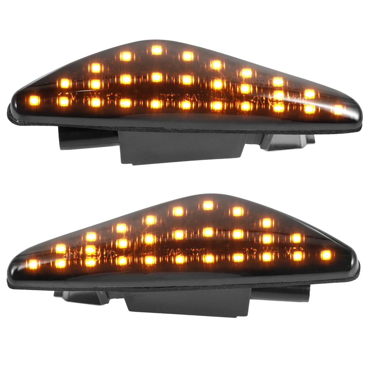 

2 шт., совместим с X3 F25 2011-2017, водонепроницаемый автомобильный динамический Янтарный указатель поворота