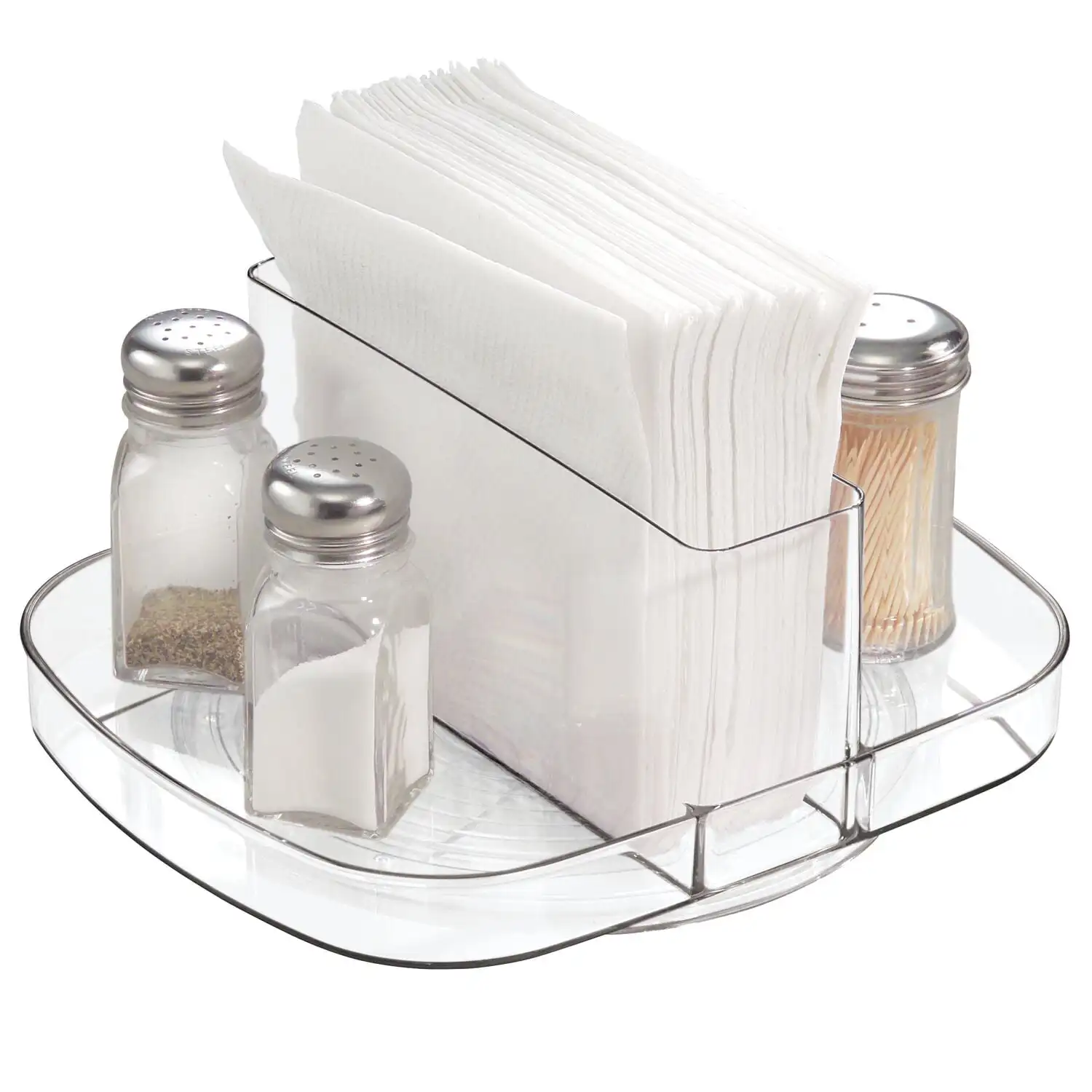 

Clear Plastic Linus Napkin and Condiment Spinner