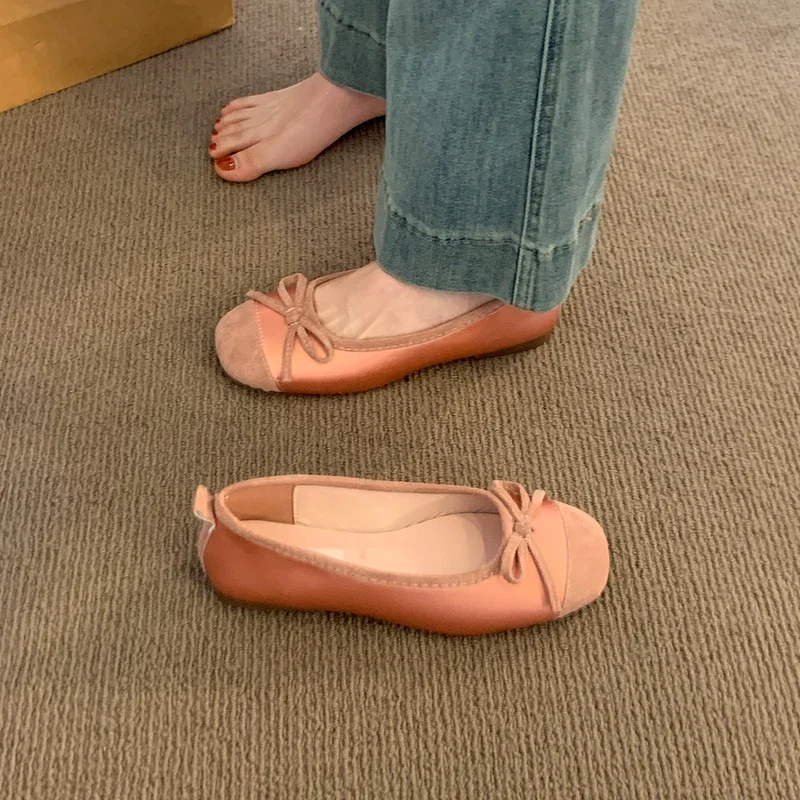 Туфли женские без шнуровки Мэри Джейн удобная мягкая подошва балетки плоская с