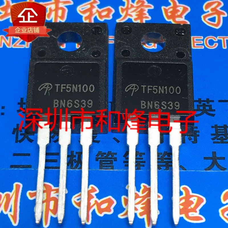 

5 шт.-10 шт. TF5N100 AOTF5N100 TO-220F 1000 В 4A Новый и оригинальный в наличии