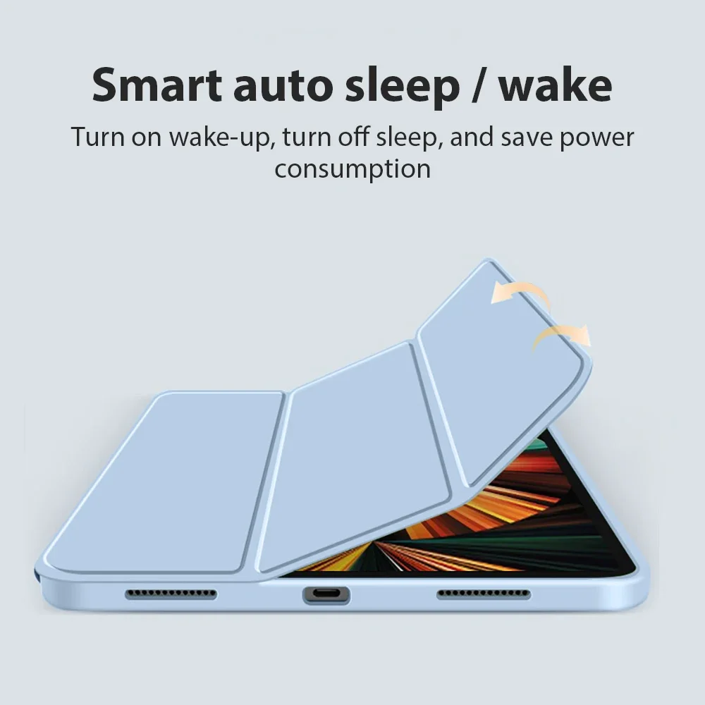 Чехол для планшета Apple iPad Pro 2024 с магнитной откидной крышкой Smart Funda Ipad 11 дюймов (M4)