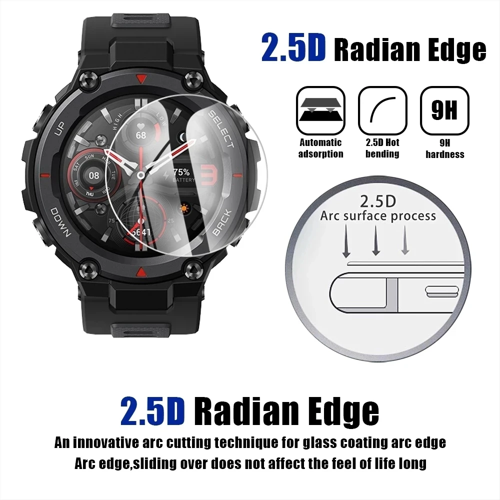 5 шт. для Xiaomi Huami Amazfit T-rex 2 T-Rex Pro защита экрана из закаленного стекла Аксессуары