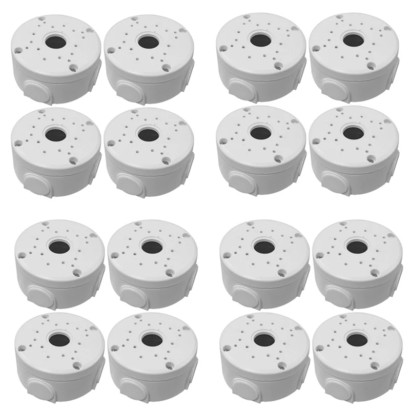 

8X Universal Security Camera Junction Box Mount Bracket,Outdoor Use Waterproof Wall Ceiling Mount Cable Base Boxes