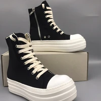 2022s high street rick original shoes mens sneakers steetwear thick sole mens casual shoes owens womens sneakers