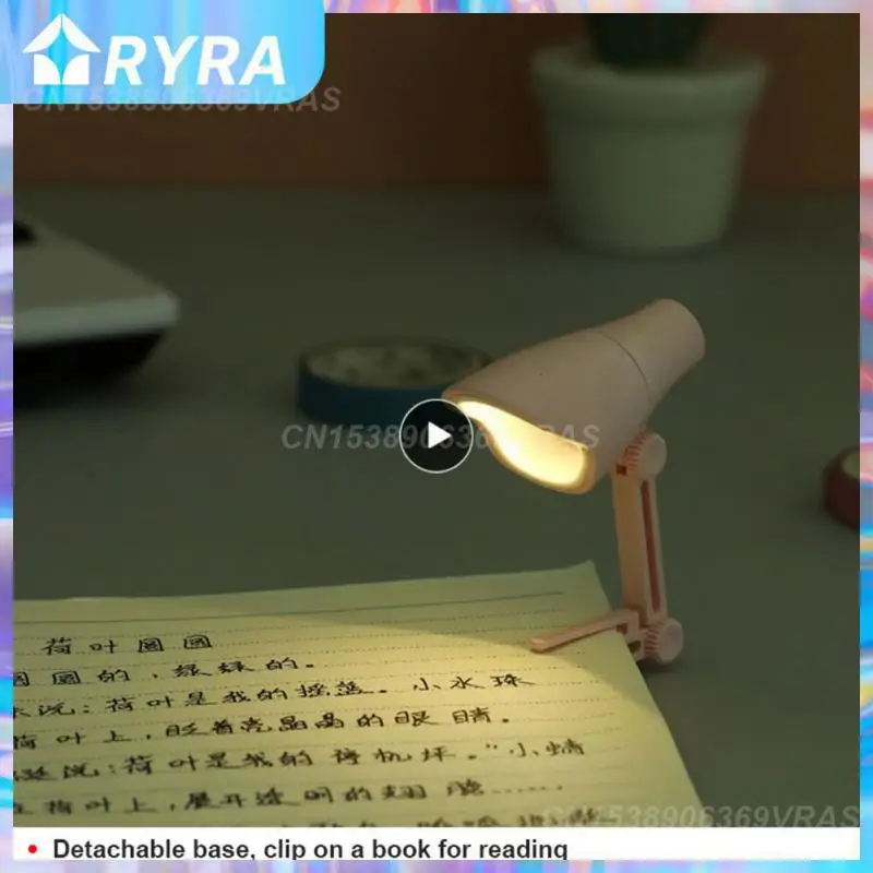 

Mini Bedroom Living Room Decorative Lamps Foldable For Computer Notebook Laptop Night Lights Room Decor Book Light Cartoon