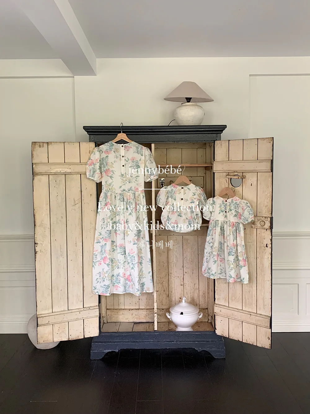 Новое одинаковое летнее платье с цветочным принтом для всей семьи хлопковое