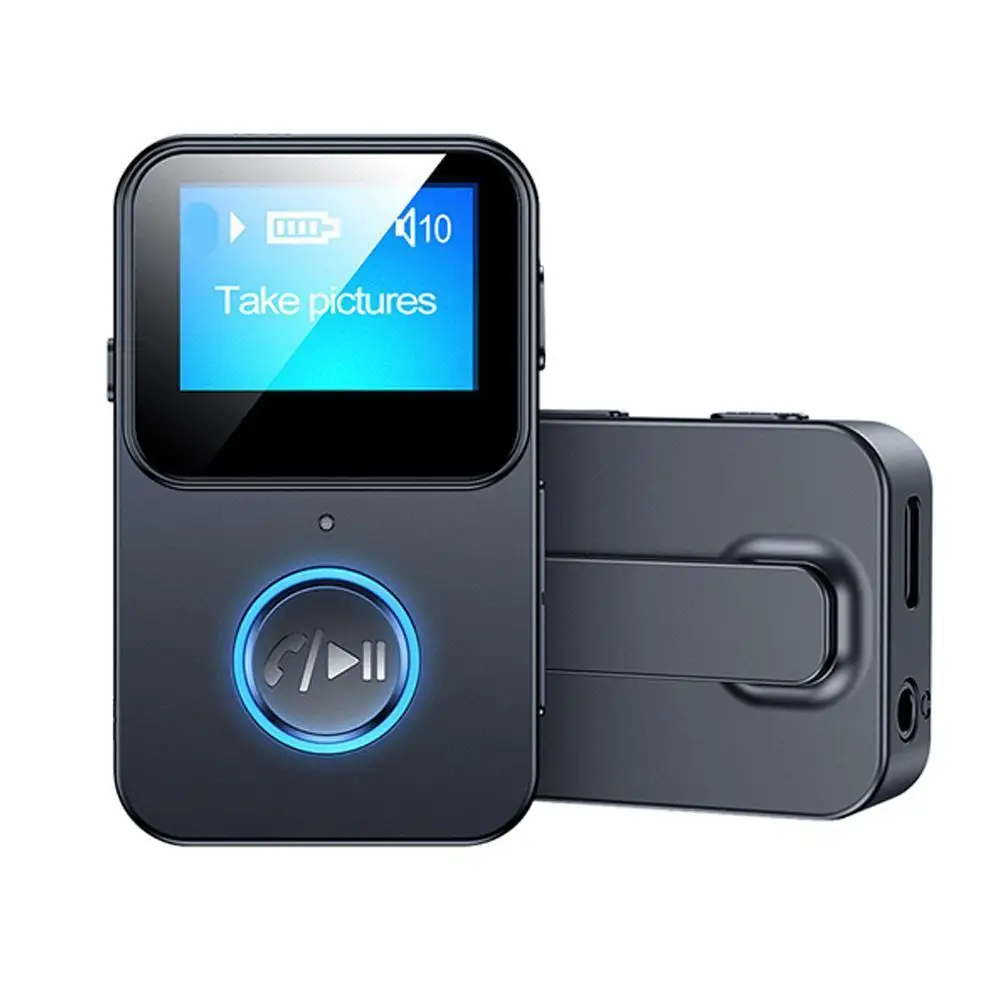 Мини MP3 зажим Bluetooth MP3 музыкальный плеер 5,0 Аудио приемник адаптер Поддержка TF карты Модный Спорт Бег студент Walkman 2022