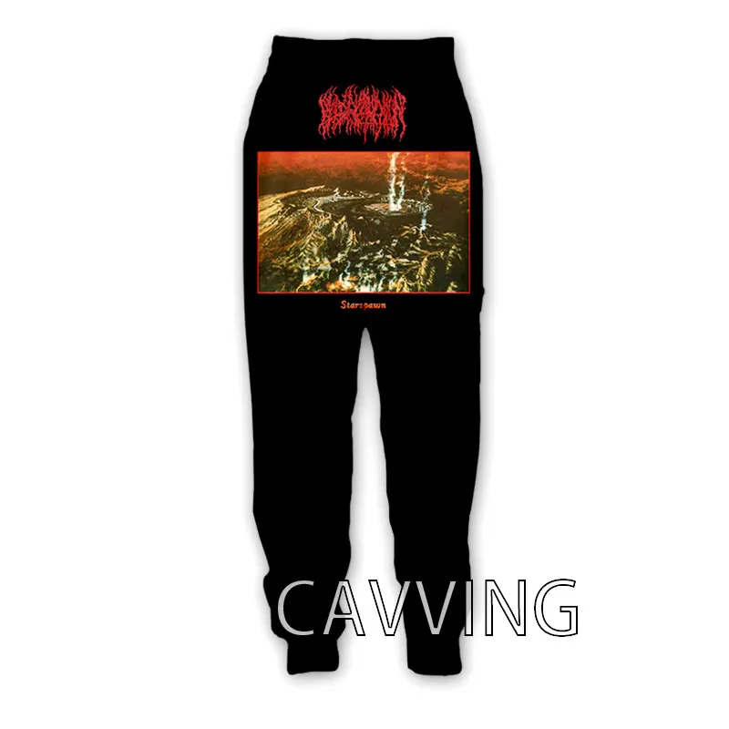 Повседневные брюки CAVVING с 3D принтом крови спортивные тренировочные прямые для