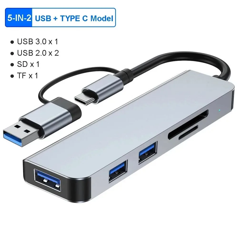 Док-станция USB C на 8 портов 5 Гбит/с
