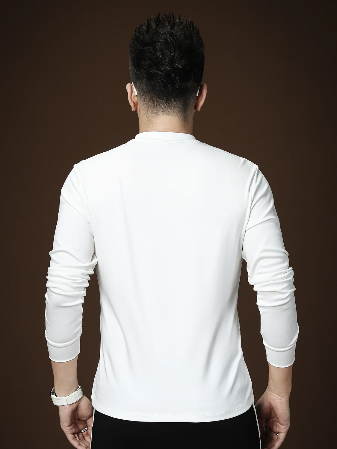 Ozhouzhan мужская рубашка с длинными рукавами осень 2023 новая модная брендовая