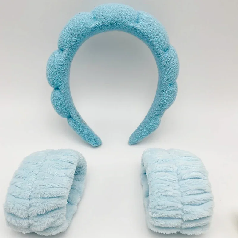 Стильные повязки на голову для мытья лица 3 шт./комплект