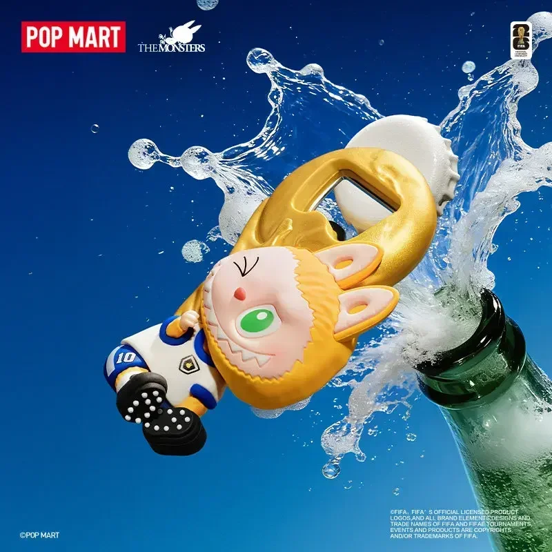 POP MART LABUBU THE MONSTERS FIFA Series Открывалка для бутылок, магнит на холодильник, модная коллекционная фигурка, аниме-фигурка, игрушки-сюрпризы, куклы (art.: 3920da4d79ff4) - 3920da4d79ff4
