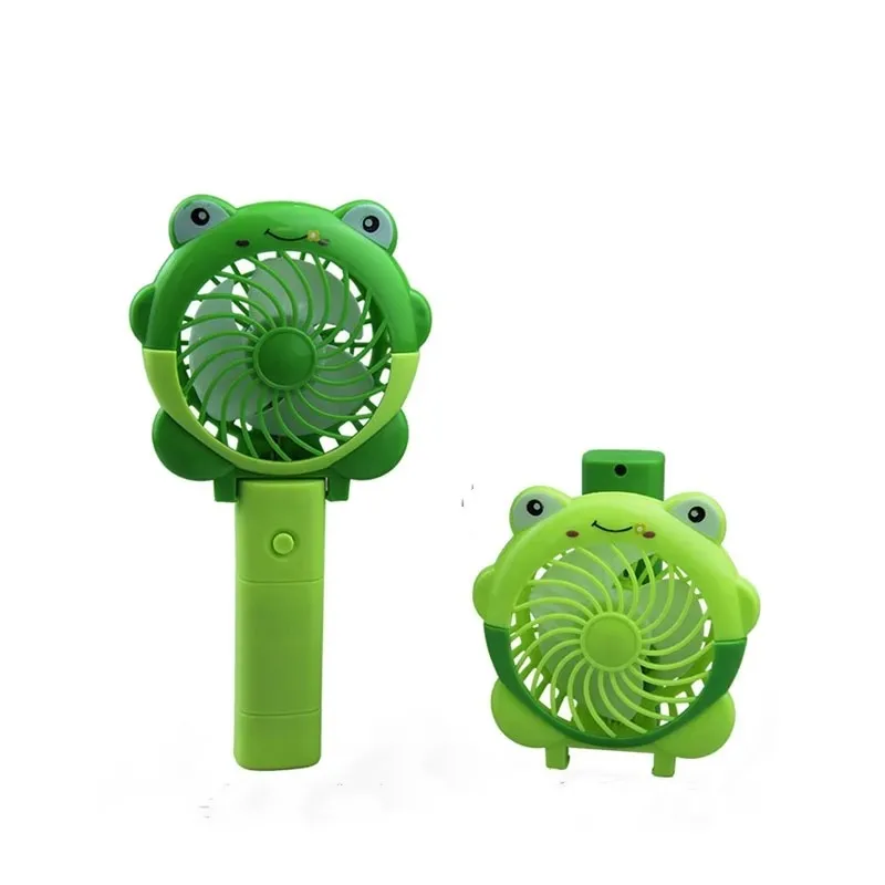 Mini Small Fan Foldable Silent Handheld Dormitory Outdoor Rechargeable Usb Fan Handheld Cartoon Portable Party Guests Gifts