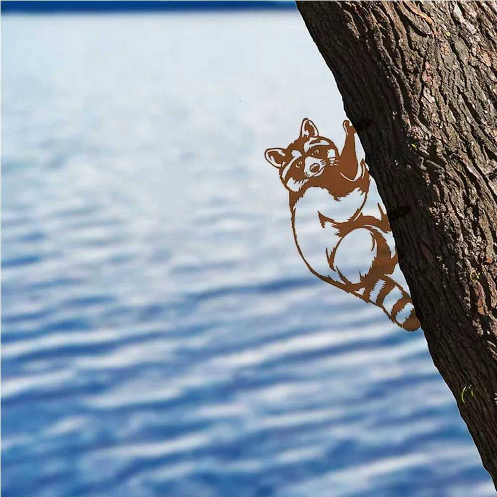 Уникальный Металлический Кол Выдры Декоративный Садовый Орнамент Наружное