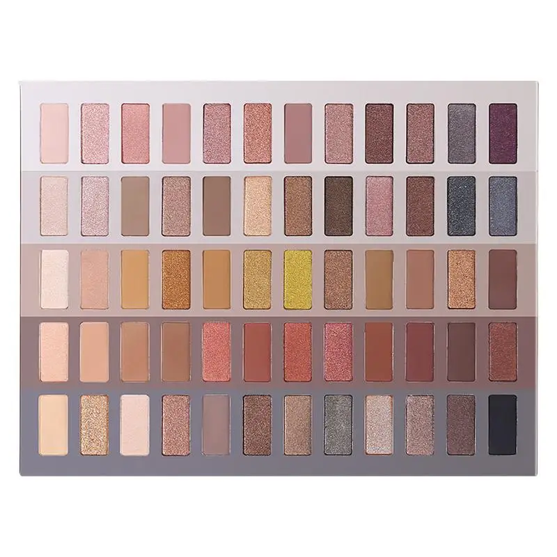 

60-Color Eyeshadow Palette Butter Texture Widely Used Makeup Tool Natural And Attractive Strong Coloring Effect Widely Used