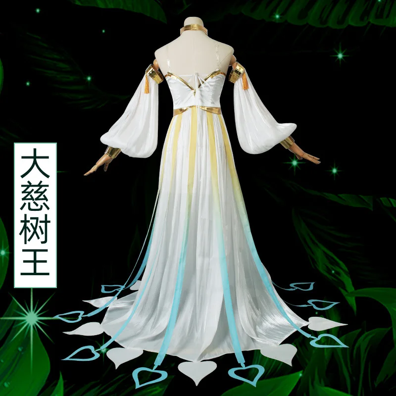 Фото Игра GenshinImpact Nahida The Greater Lord Rukkhadevata, платье для косплея, парик, обувь, сексуальная униформа, наряд для вечеринки, женский костюм аниме №4