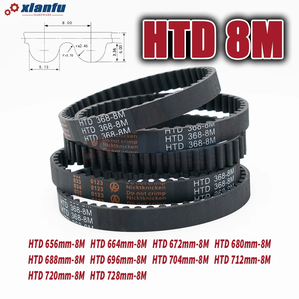 Резиновый ремень ГРМ HTD 8M