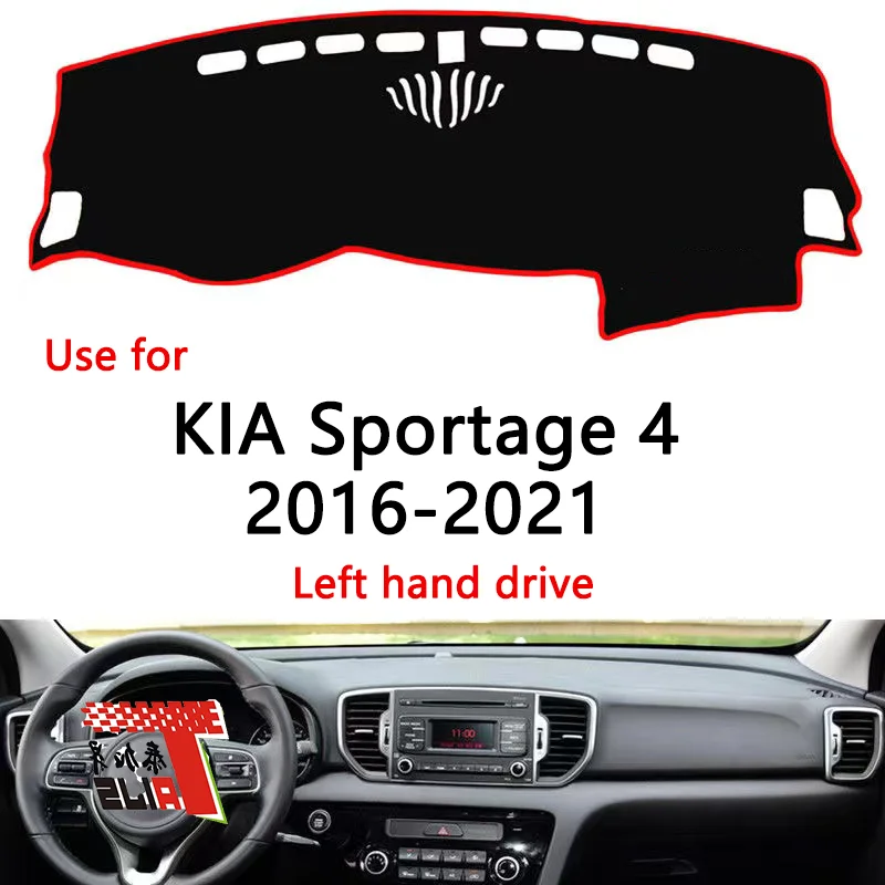 

Фабрика TAIJS, чехол из полиэстера для приборной панели автомобиля KIA Sportage IV 4 2016-2021, аксессуары для левого руля KIA Sportage