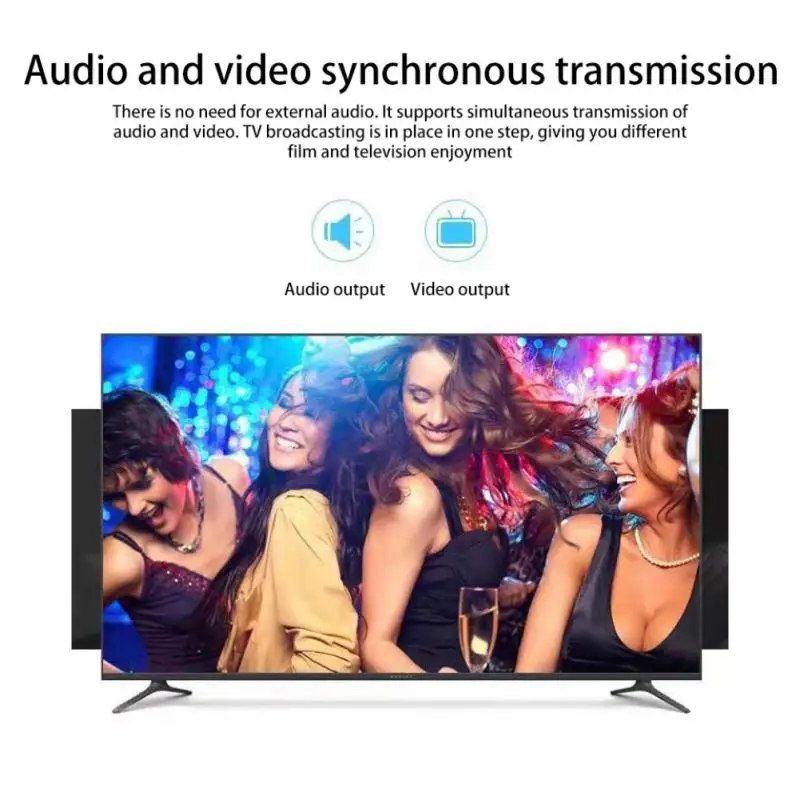 Переходник DP в HDMI-совместимый с компьютерным монитором конвертер