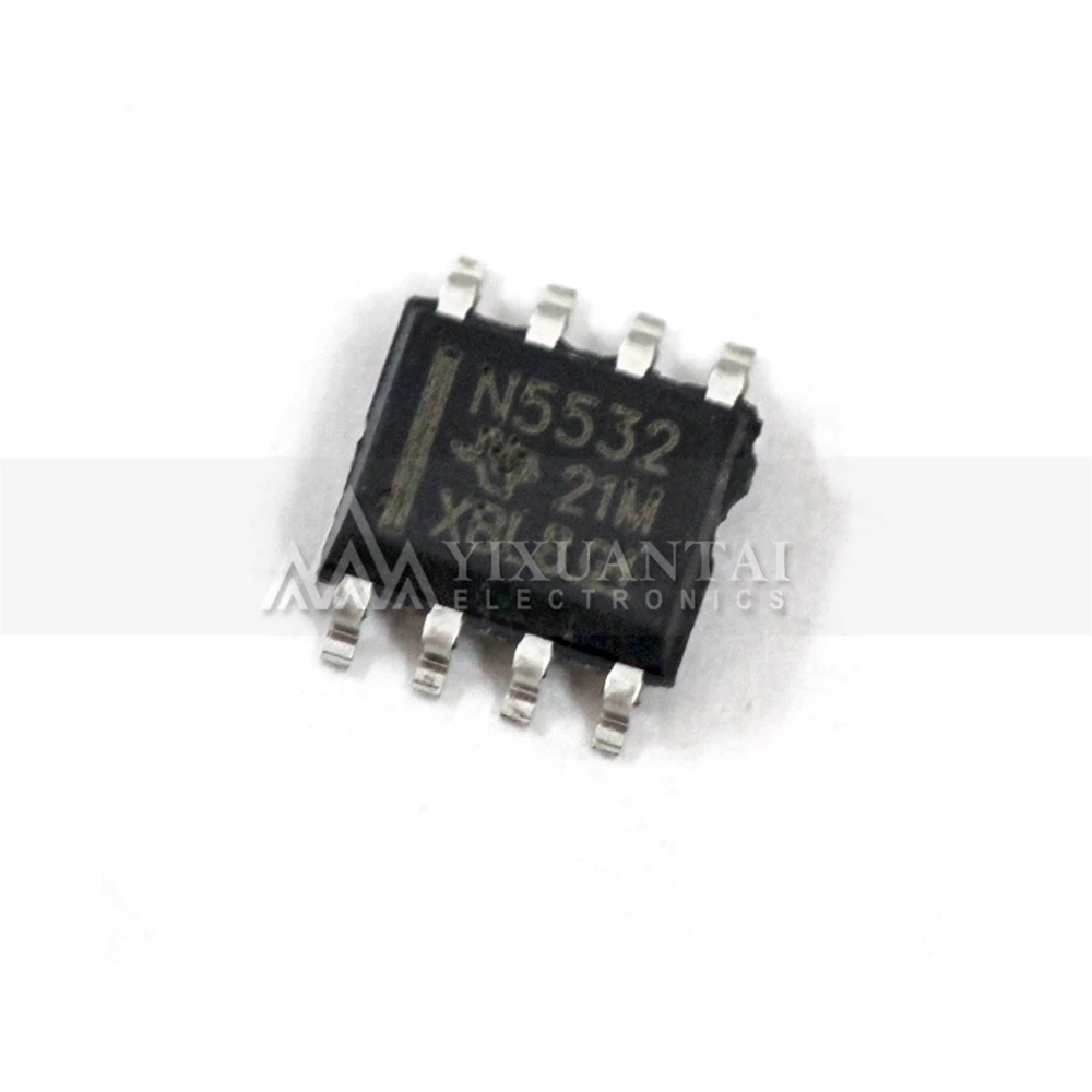 10 шт./лот новый оригинальный NE5532DR NE5532D NE5532 маркировка: N5532 5532 IC OPAMP GP 2 цепь 8soic SOP8