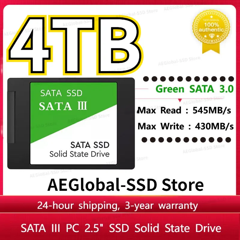 

New Original 2.5 Sata3 Hard Drive Disk ssd 4TB HDD High Speed Transfer 1TB SSD SATA 3 Internal Solid State For Laptop PC