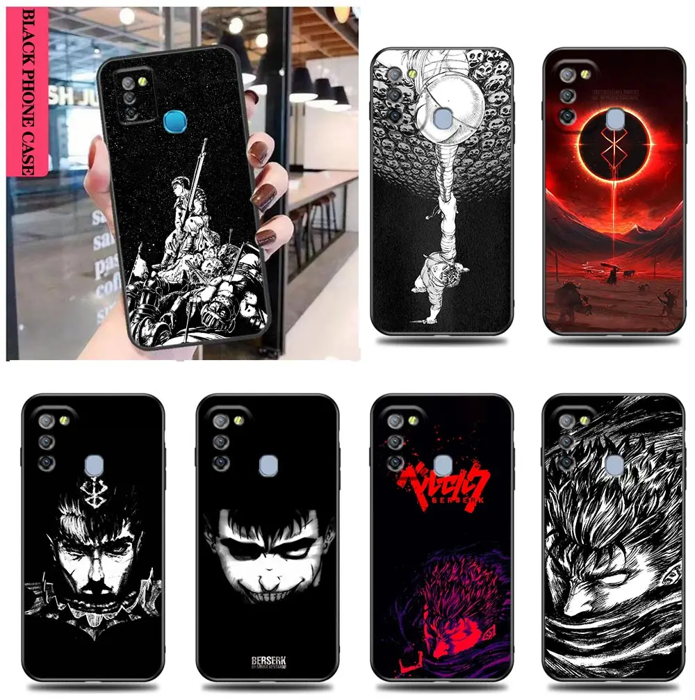 

Guts Berserk Anime Manga Funfas Case for Tecno Infinix Hot Note 8 9 10 10i 10S 11 11S 7 8i S5 SMART 4 5 6 POVA2 Pro PLAY Cases