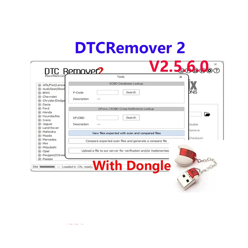 V2.5.6 DTCRemover 2 DTC Remover DTCs в различных ECUs ECU progamглушитель