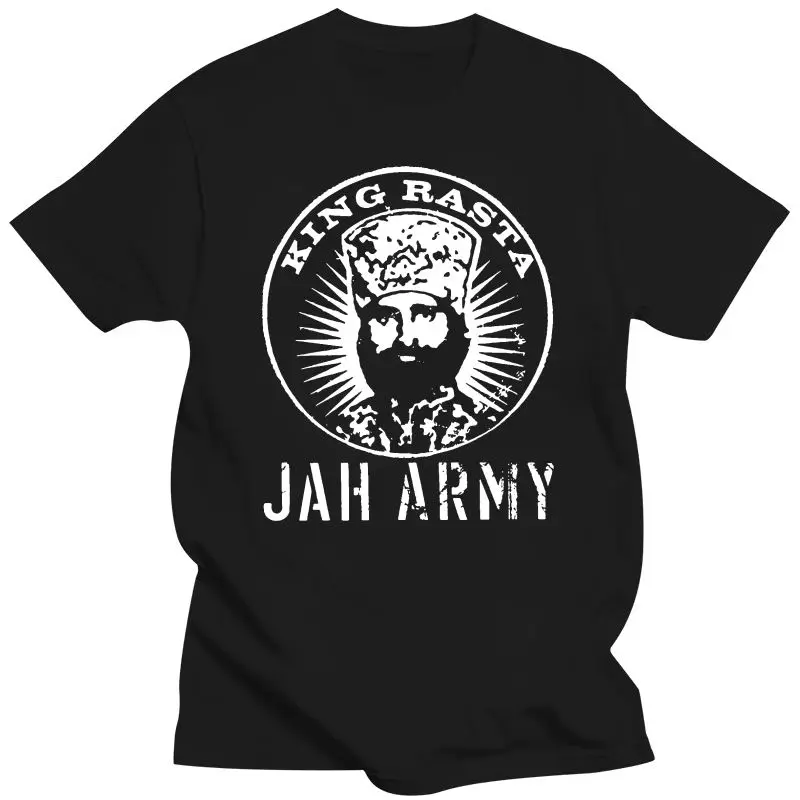 

Mens Clothing King Rasta T Shirt Jah Army Roots Reggae Dancehall Irie Dub Music S 5Xl Est Fashion 031630