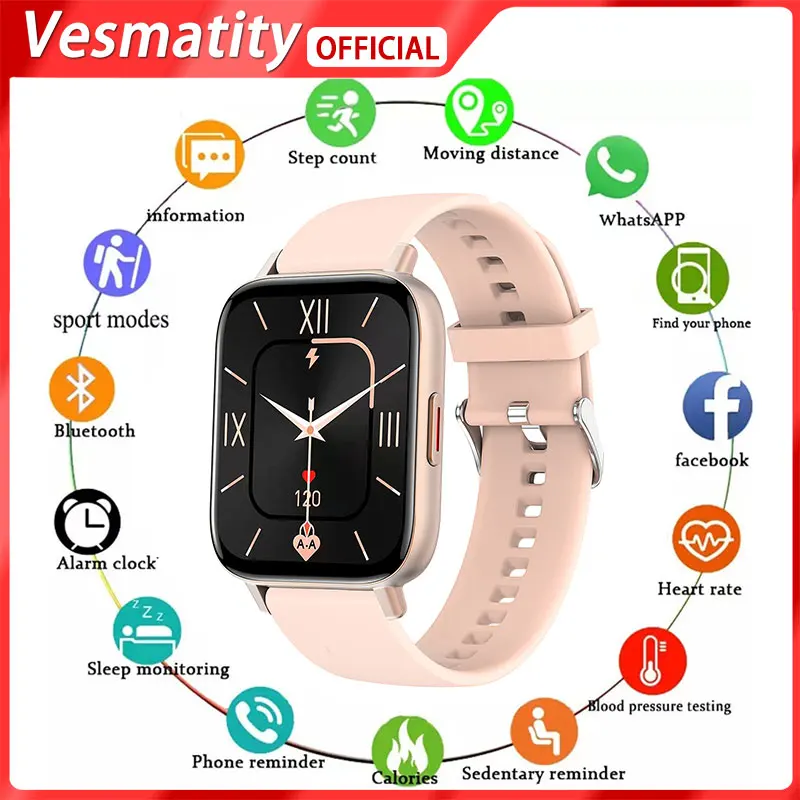 

For Apple Huawei Xiaomi I20M Smart Music Call Watch Touchscreen Tracker Smart Watch with Heart Rate Tracking Sleep Monitor