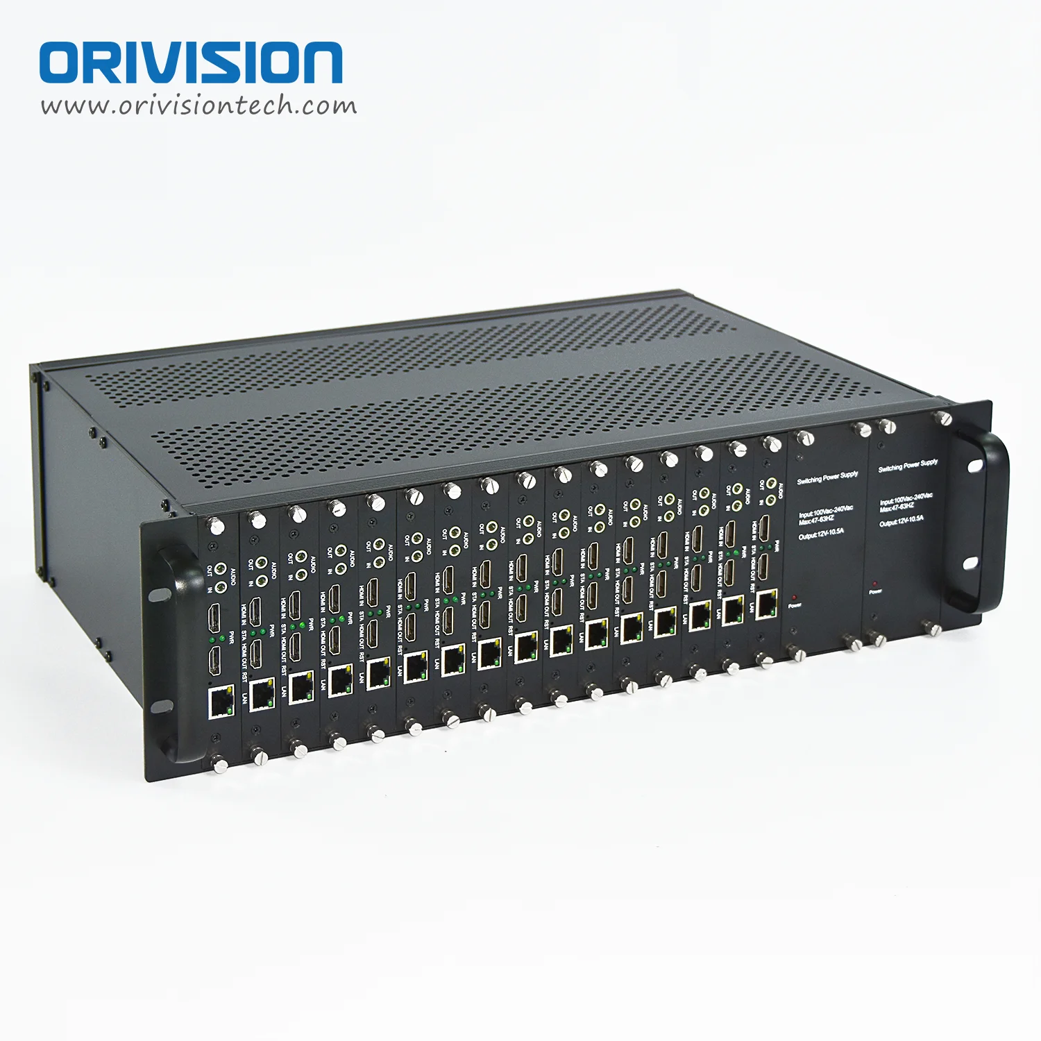 Фото Многоканальный кодер H.265 H.264 SRT RTMP RTSP RTMPS на 16 каналов, HD HDMI видеокодеры (опционально) №1