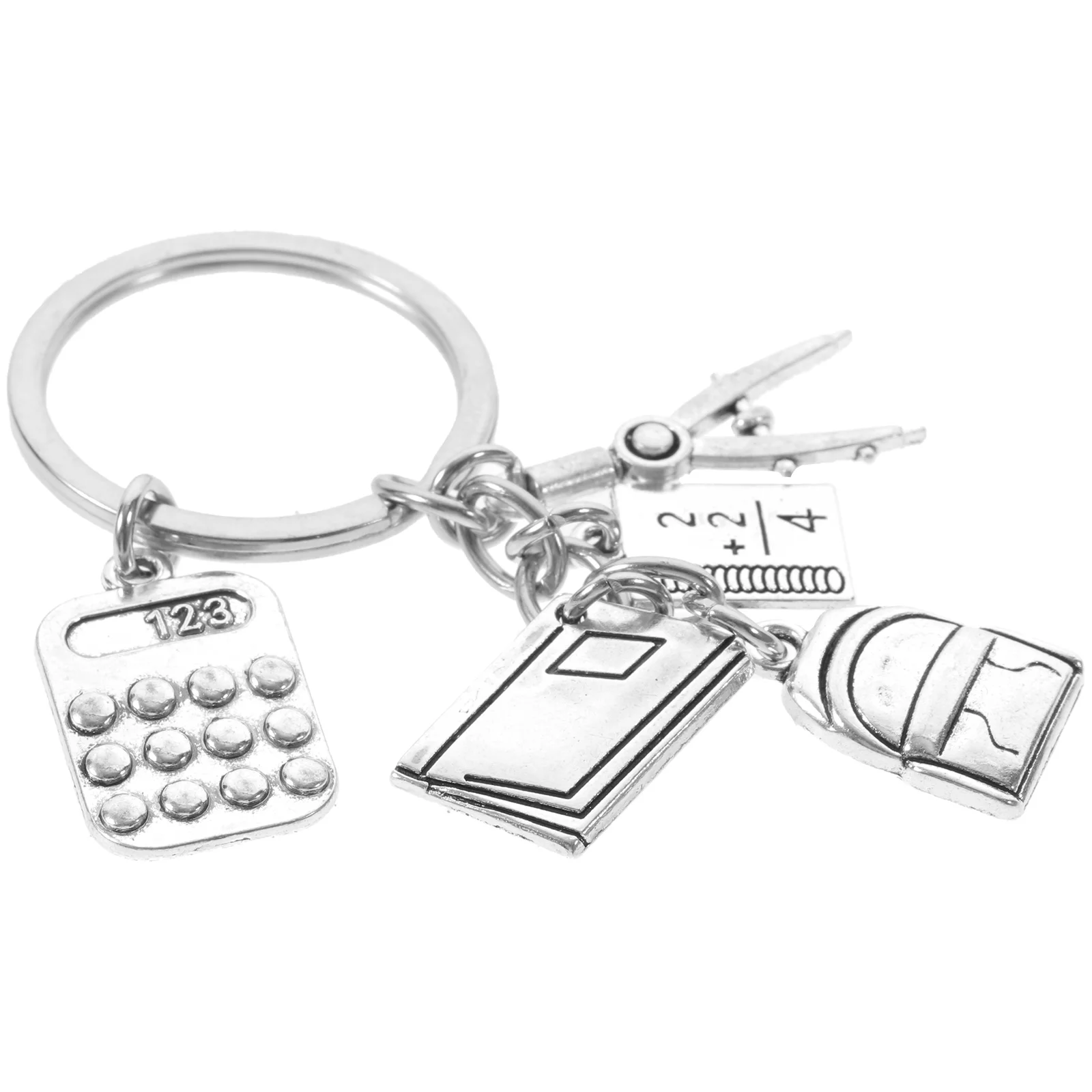 

Key Chains Women Calculator Keychain Backpack School Items Keychains Gifts Backpacks Ring Bulk European American