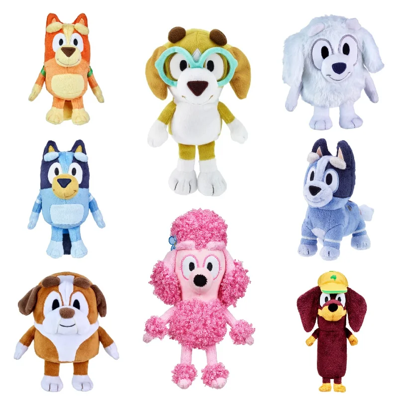 

25cm/35cm Bluey and Friends Plush Toy Animation Peripheral Cartoon Cute Rag Doll Bluey Children's Toys Birthday Gift