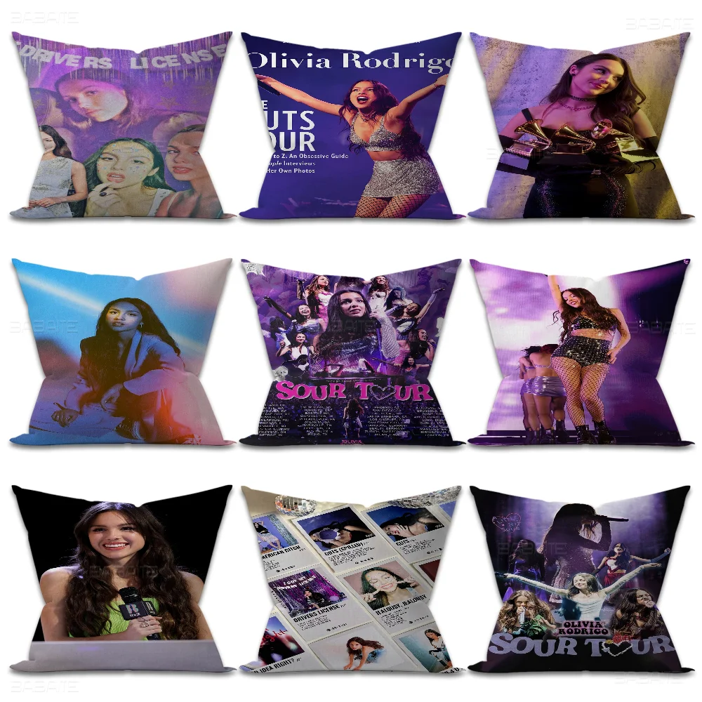 Поп-певец O-Olivia R-Rodrigo наволочки мультяшный диван декоративный домашний