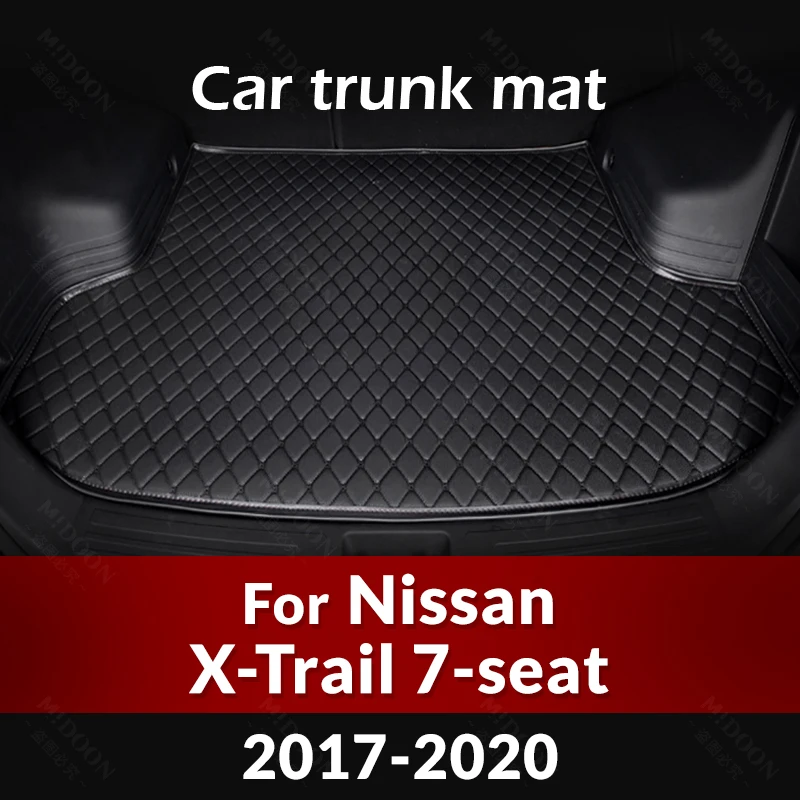 

Коврик для багажника автомобиля для Nissan X-Trail, 7 мест, 2017, 2018, 2019, 2020, пользовательские автомобильные аксессуары, украшение интерьера автомобиля