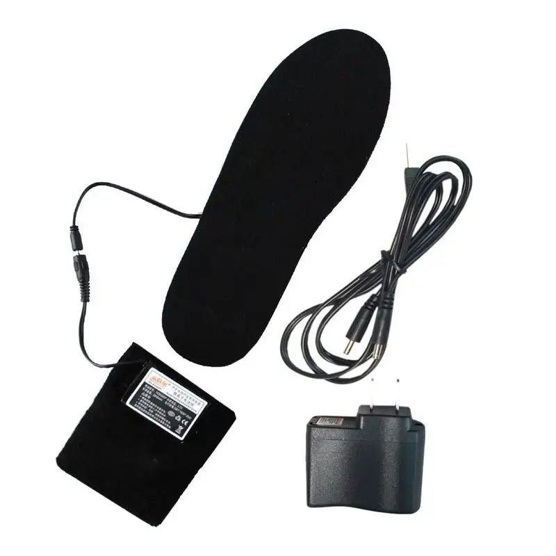 Нагревательные стельки с зарядкой от USB, нагревательные стельки, зимние теплые стельки для дома и улицы, подходят для различных обуви