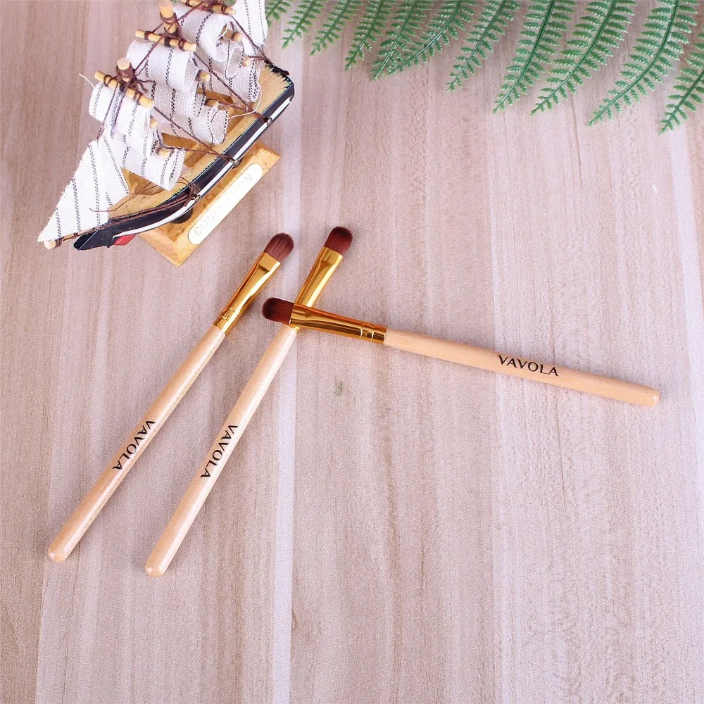 Фото Vavola Single Wooden Handle Eyeshadow Brush Portable Eyeshadow Makeup Brush Smudge №2