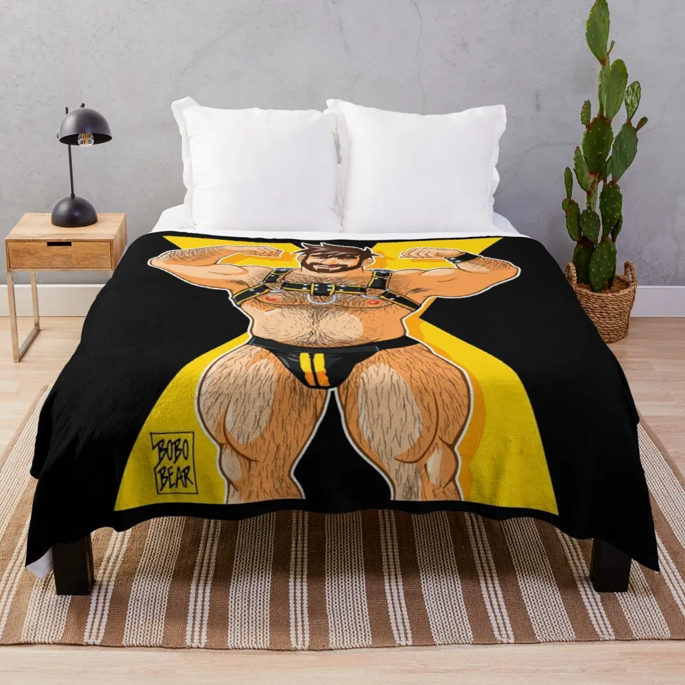 

Желтое одеяло с упряжкой «Адам Лайк», одиночное одеяло