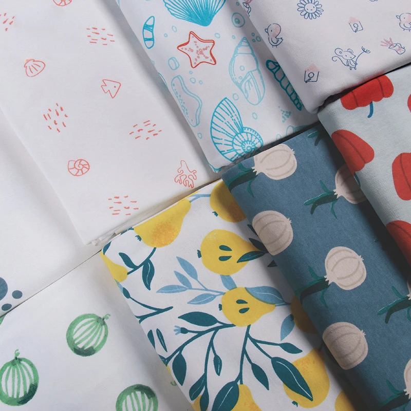 

Cartoon Print Cotton Fabric for Sewing Quilting Fabrics for Patchwork Needlework DIY Handmade Accessories Baby Clothes 100x190cm
