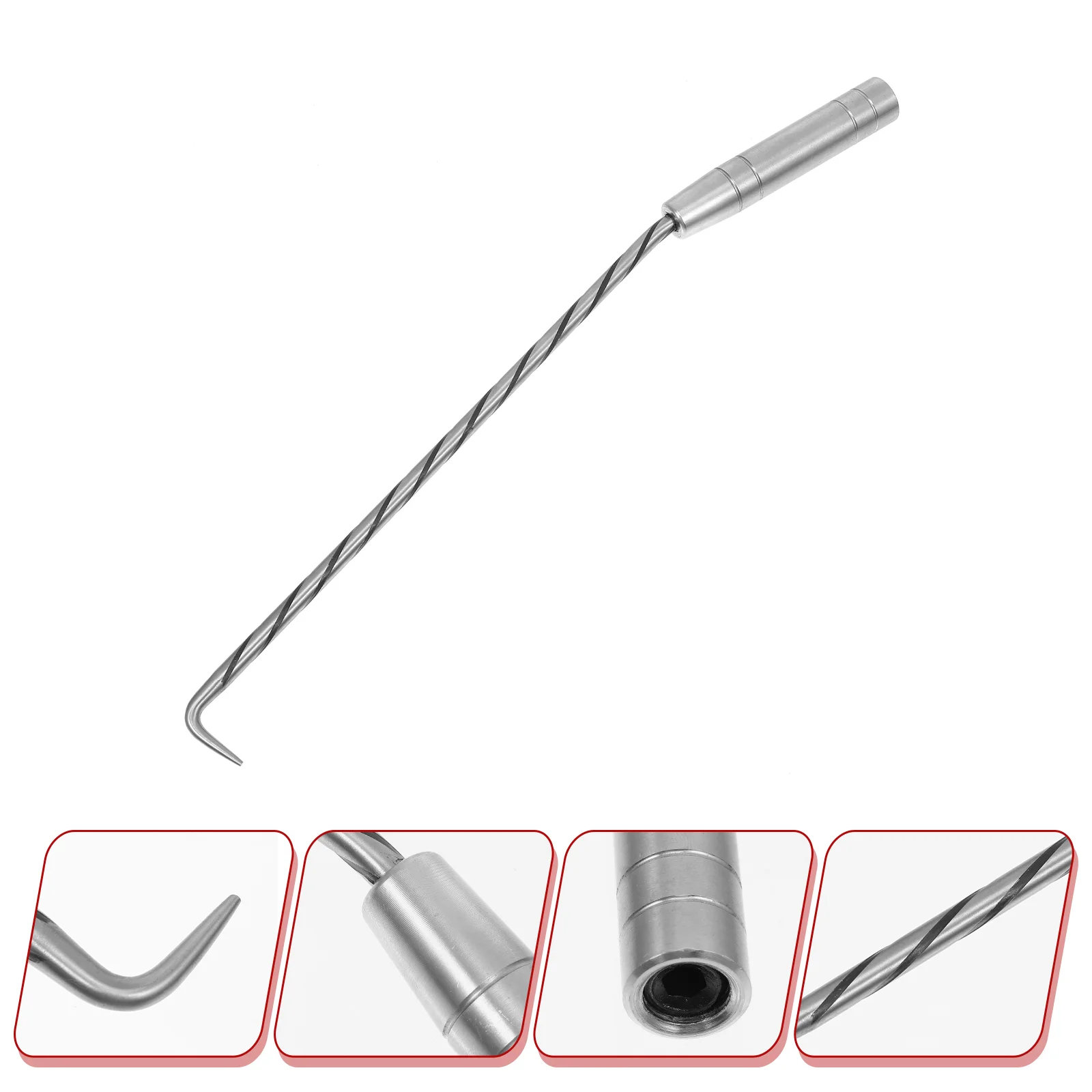 

1Pc Practical Wire Fixing Tool for Steel Fixer Simple Practical Wire Tool Silver
