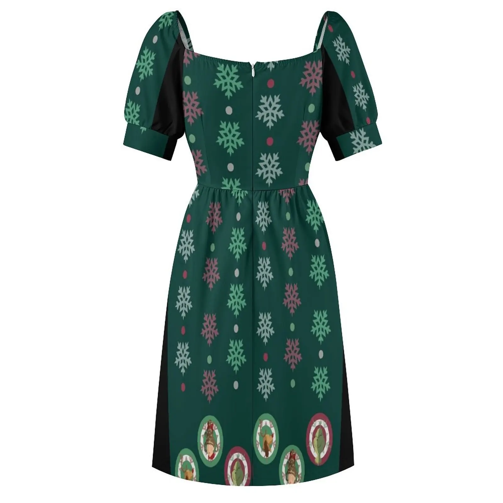 WhoVille платье с короткими рукавами женская одежда новинки лета 2024 летний женский