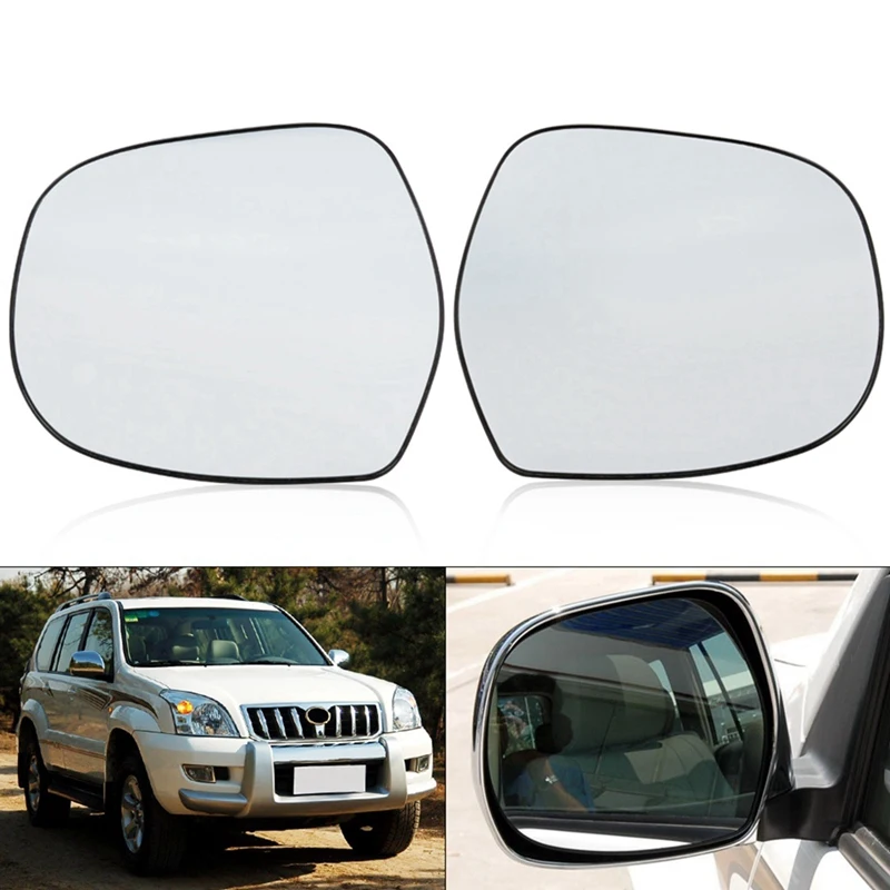 

Car Exterior Door Rearview Side Mirror Lens Glasses for Toyota Land Cruiser Prado Retrovisione Specchio 2002-2009