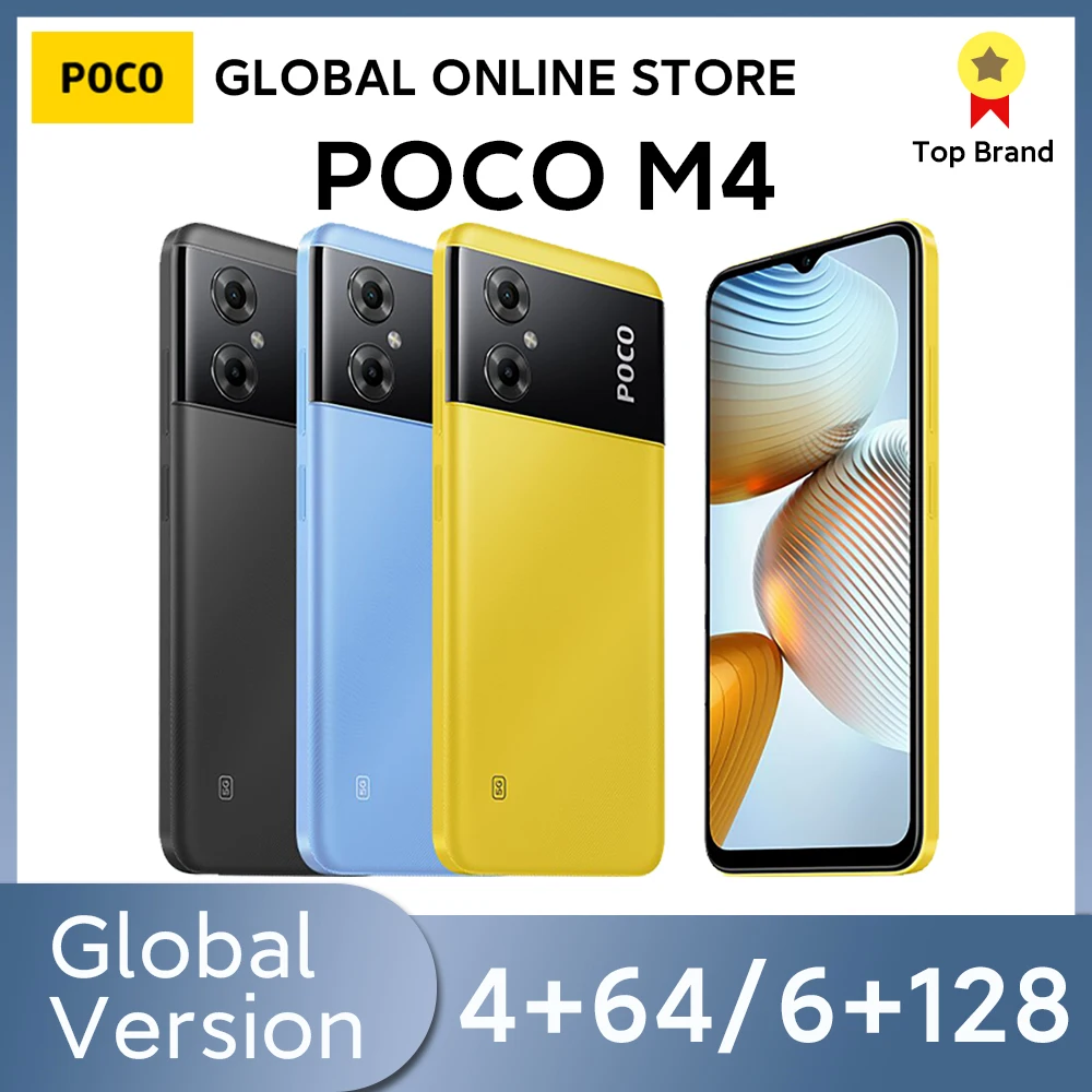 

POCO M4 5G Global Version Smartphone NFC 4GB 64GB/6GB 128GB Dimensity 700 Octa Core 90Hz 6.58" DotDrop Display 18W 5000mAh Cell