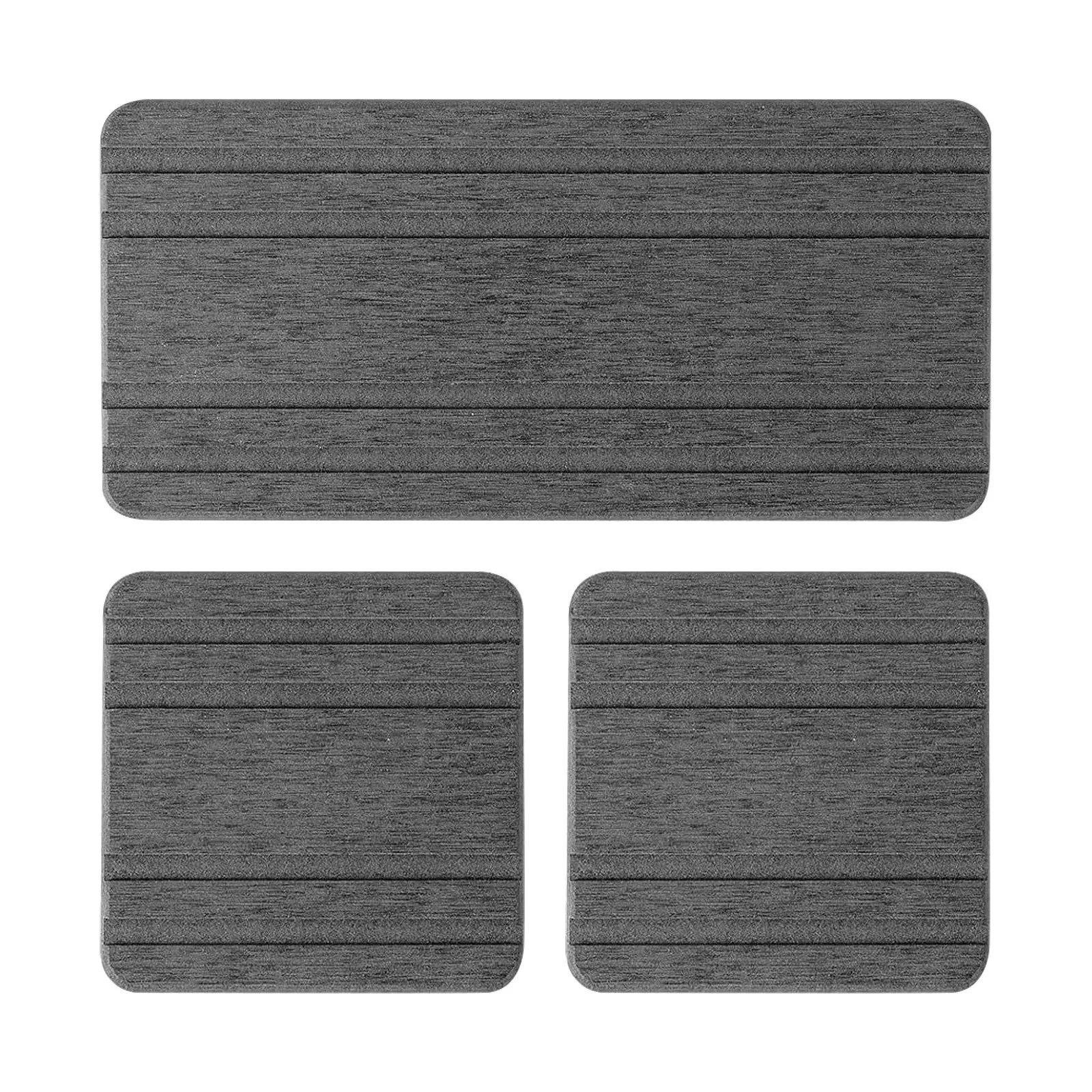 3 шт. супер впитывающие быстросохнущие подставки для ванной