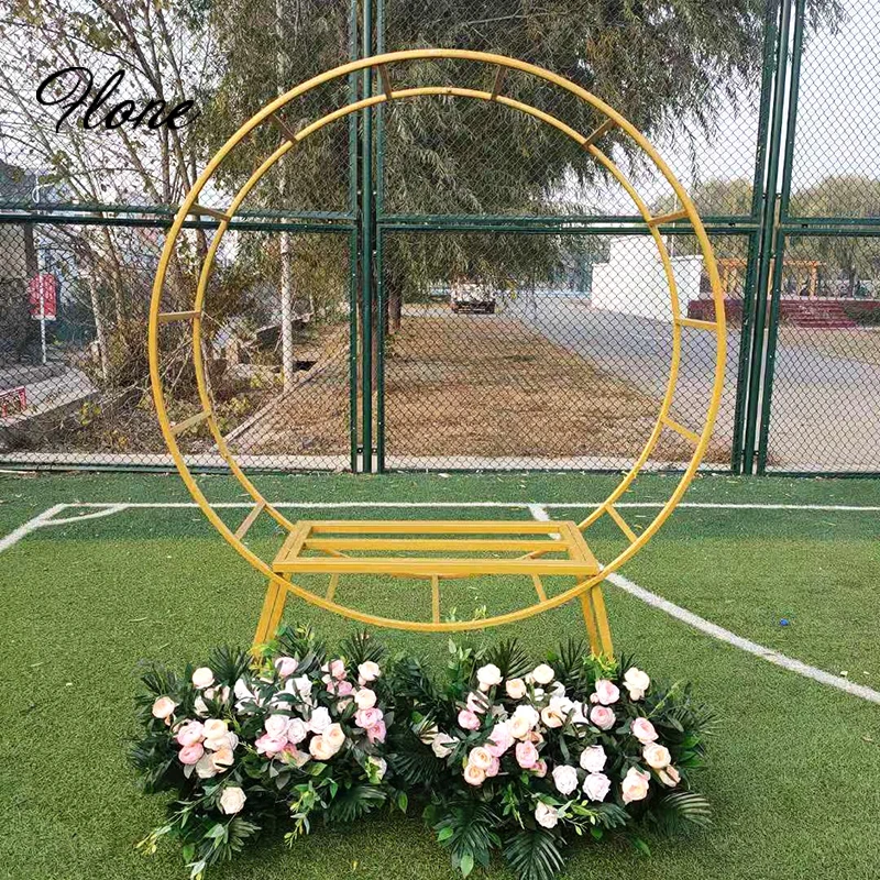 

Романтический свадебный стенд Арка подставка для фона Фотография Железный реквизит подставка с цветами стул Кольцо Стул Свадебная Настрой...