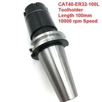 collet chuck er32 toolholder cat40 10000rpm high speed cnc tool holder 100mm long for machining center new